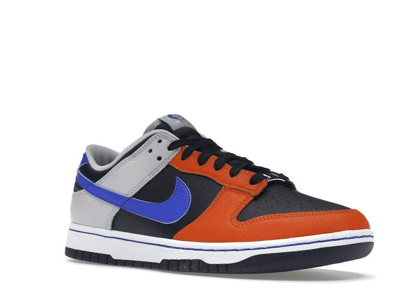 Nike Dunk Low EMB NBA 75th Anniversary Knicks - Black/Racer Blue-Grey Fog-Orange - DD3363-002 - 05