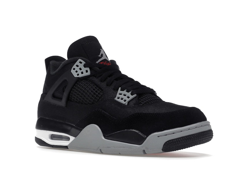 Air Jordan 4 Retro SE Black Canvas, vista a 360 gradi 5 di 38