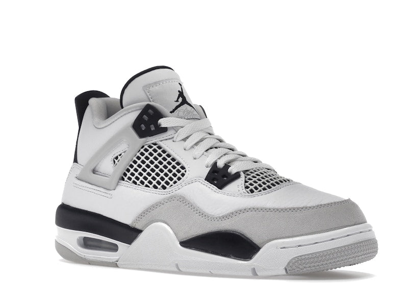 Air Jordan 4 Retro Military Black (GS) - White/Black-Neutral Grey - air-jordan-4-retro-military-black-gs - 05