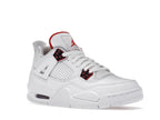 Air Jordan 4 Retro Metallic Red (GS) - White/University Red-Metallic Silver - air-jordan-4-retro-metallic-red-gs - 05