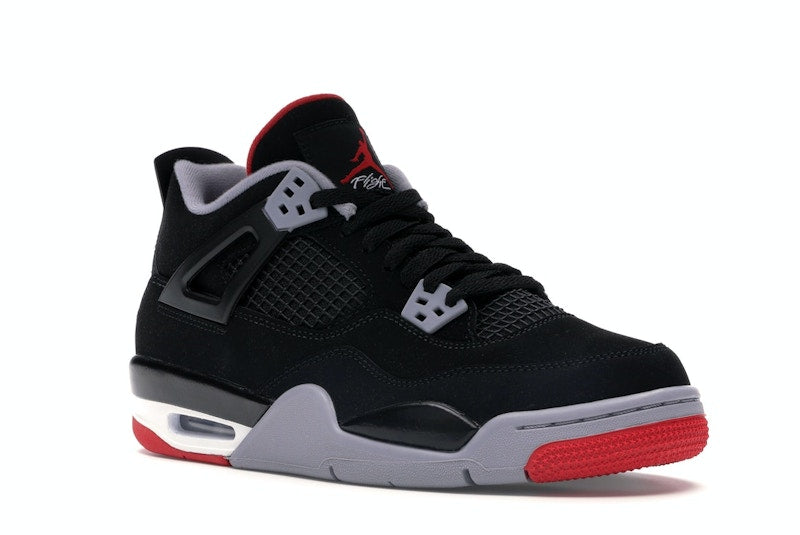 Air Jordan 4 Retro Bred 2019 (GS) - Black/Fire Red-Cement Grey-Summit White - air-jordan-4-retro-bred-2019-gs - 05
