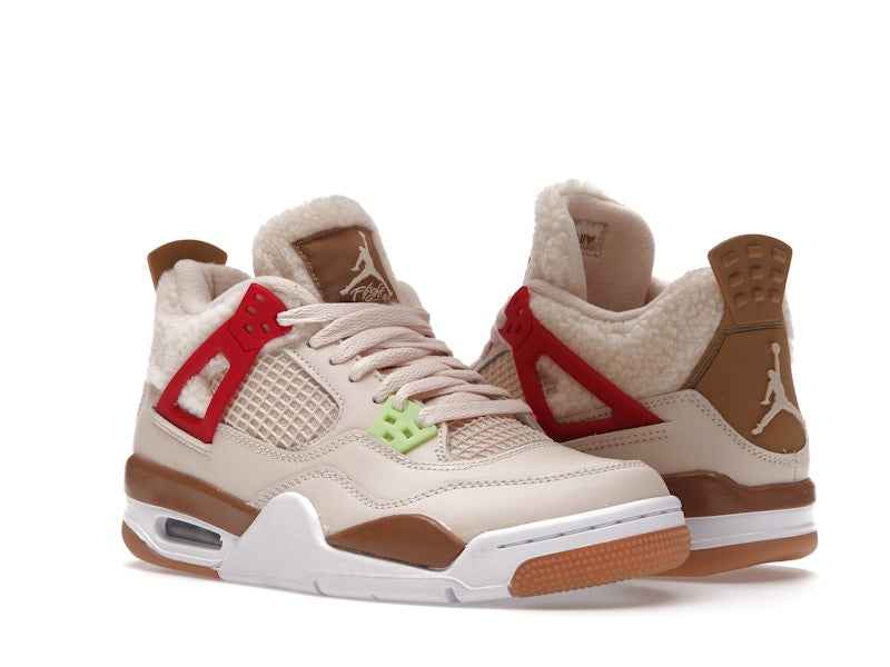 Air Jordan 4 Retro Where The Wild Things Are (GS) - Pearl White/Dark Driftwood-Gym Red - DH0572-264 - 05