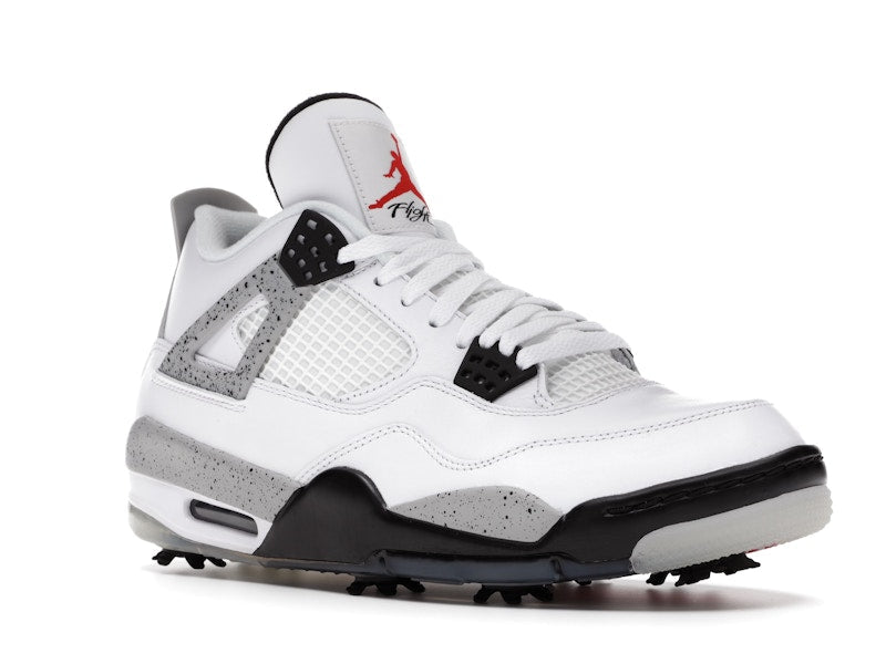 Air Jordan 4 Retro Golf White Cement - White/Tech Grey-Black-Fire Red - CU9981-100 - 05
