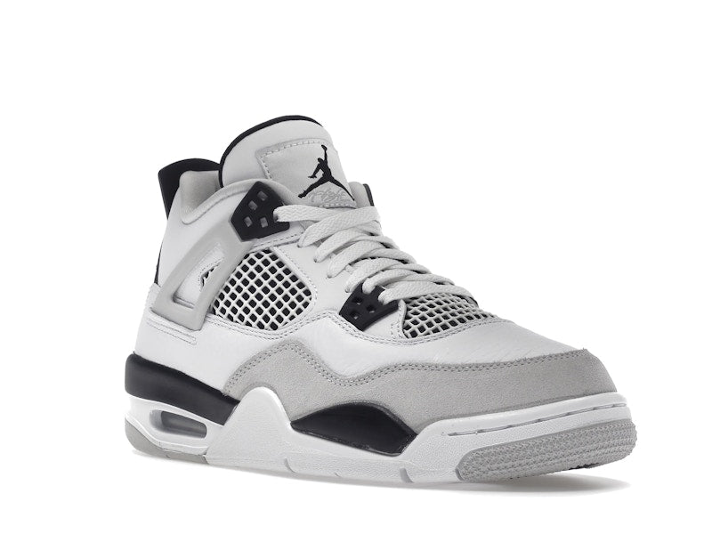 Air Jordan 4 Retro Military Black (GS) - White/Black-Neutral Grey - air-jordan-4-retro-military-black-gs - 06