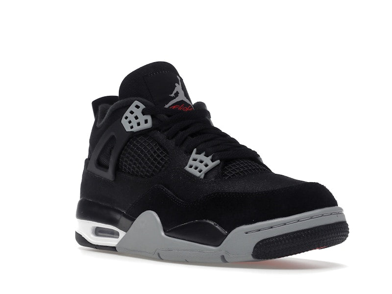 Air Jordan 4 Retro SE Black Canvas, vista a 360 gradi 6 di 38