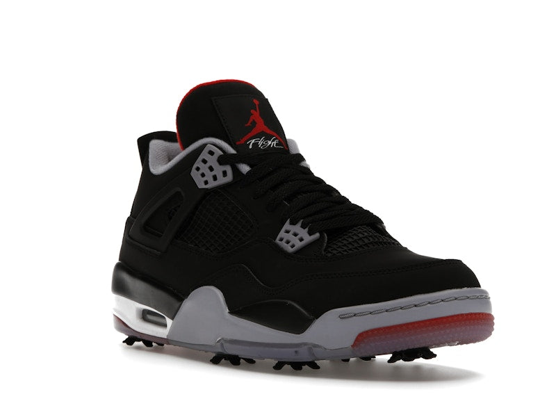 Air Jordan 4 Retro Golf Bred - Black/Fire Red-Cement Grey-White - CU9981-002 - 06