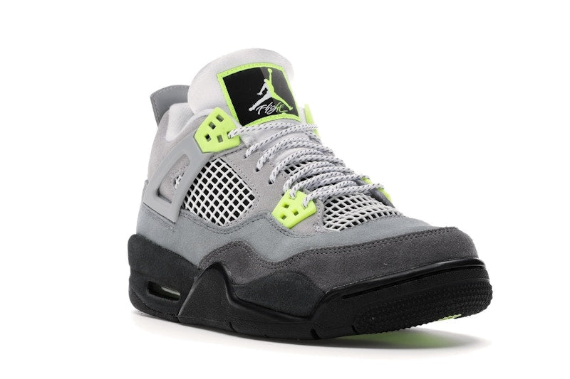 Air Jordan 4 Retro Se Neon (GS) - Cool Grey/Volt-Wolf Grey-Anthracite - CT5343-007 - 06
