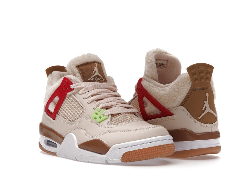 Air Jordan 4 Retro Where The Wild Things Are (GS) - Pearl White/Dark Driftwood-Gym Red - DH0572-264 - 06