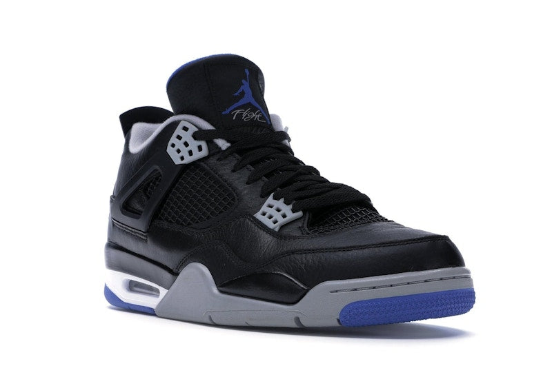 Air Jordan 4 Retro Motorsports Alternate - Black/Game Royal-Matte Silver-White - air-jordan-4-retro-motorsports-alternate - 06