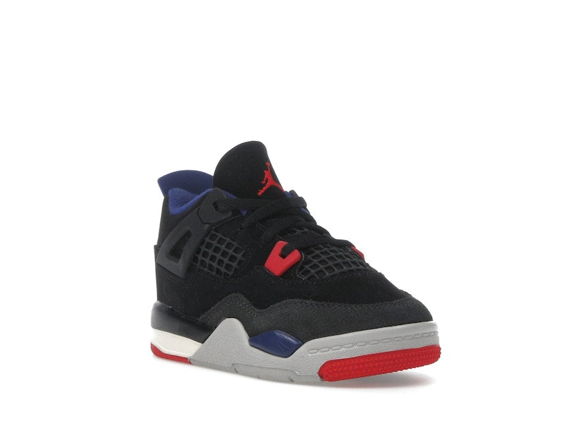 Air Jordan 4 Retro Rare Air (TD) - Black/Fire Red/Deep Royal Blue/Dark Smoke Grey/Tech Grey - IB4387-003 - 06