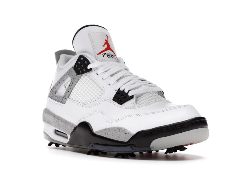 Air Jordan 4 Retro Golf White Cement - White/Tech Grey-Black-Fire Red - CU9981-100 - 06