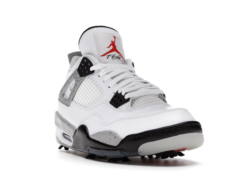 Air Jordan 4 Retro Golf White Cement - White/Tech Grey-Black-Fire Red - CU9981-100 - 07