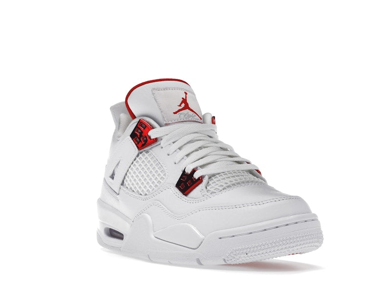 Air Jordan 4 Retro Metallic Red (GS) - White/University Red-Metallic Silver - air-jordan-4-retro-metallic-red-gs - 07