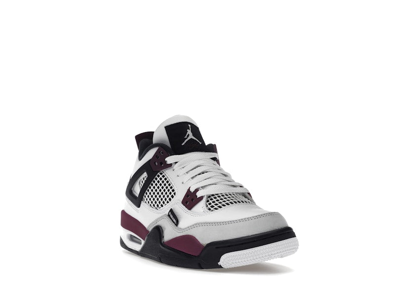 Air Jordan 4 Retro PSG Paris Saint-Germain (GS) - White/Bordeaux-Neutral Grey-Black - CZ6509-100 - 07