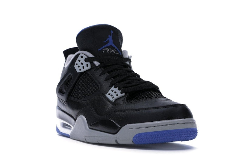 Air Jordan 4 Retro Motorsports Alternate - Black/Game Royal-Matte Silver-White - air-jordan-4-retro-motorsports-alternate - 07