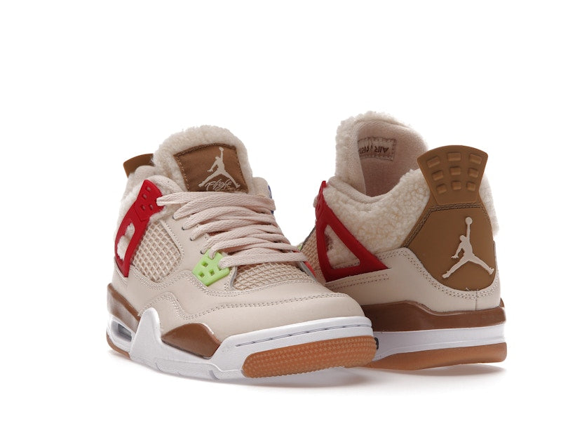 Air Jordan 4 Retro Where The Wild Things Are (GS) - Pearl White/Dark Driftwood-Gym Red - DH0572-264 - 07
