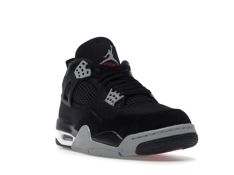 Air Jordan 4 Retro SE Black Canvas, vista a 360 gradi 7 di 38