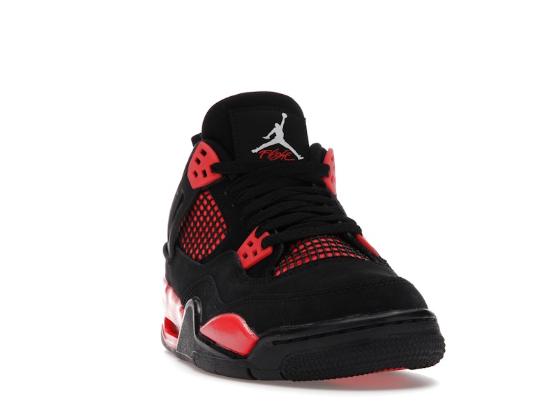 Air Jordan 4 Retro Red Thunder (GS) - Black/Multi-Color-Multi-Color-Crimson - 408452-016 - 08