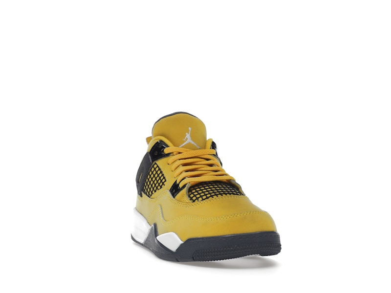 Air Jordan 4 Retro Lightning 2021 (PS) - Tour Yellow/White-Dark Blue Grey - BQ7669-700 - 08