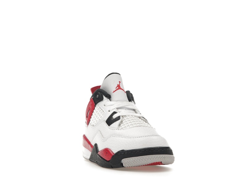 Air Jordan 4 Retro Red Cement (TD) - White/Fire Red/Black/Neutral Grey - BQ7670-161 - 08