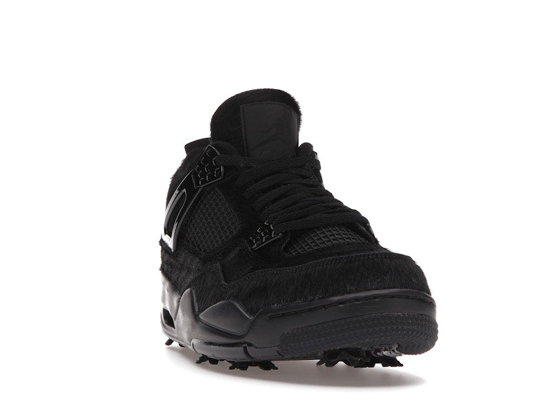 Air Jordan 4 Retro Golf Black Cat Pony Hair