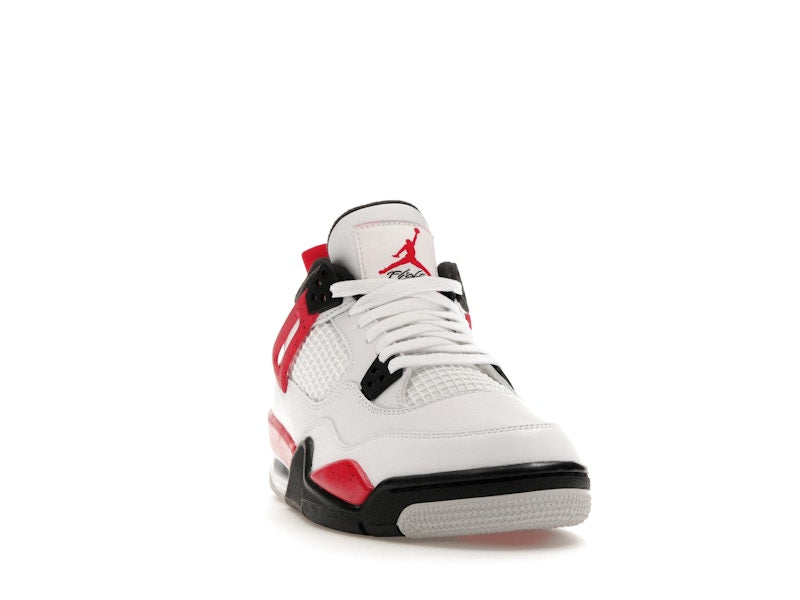 Air Jordan 4 Retro Red Cement (GS) - White/Fire Red/Black/Neutral Grey - air-jordan-4-retro-red-cement-gs - 08