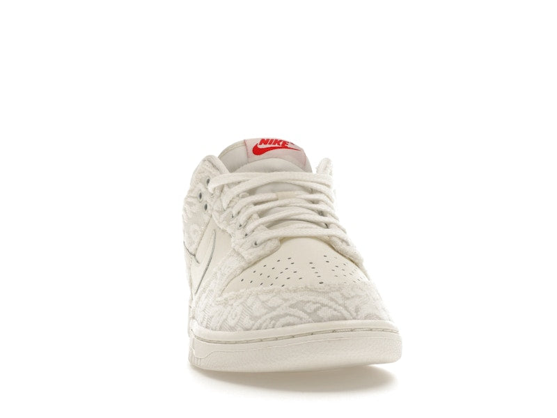 Nike Dunk Low Give Her Flowers Womens - Sail/University Red-Medium Soft Pink - FZ3775-133 - 09