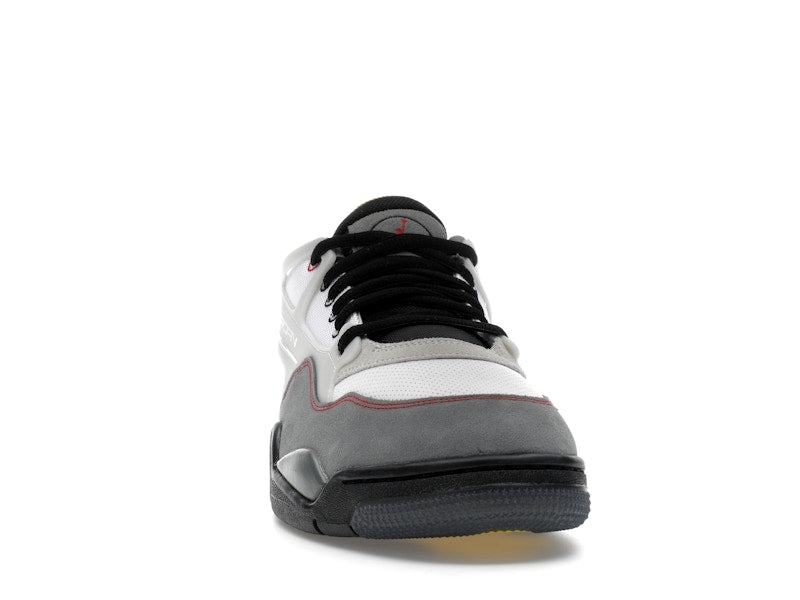 Air Jordan 4 Rm Premium White Black Smoke Grey Fire Red - White/Black/Smoke Grey/Fire Red - IB8052-100 - 09
