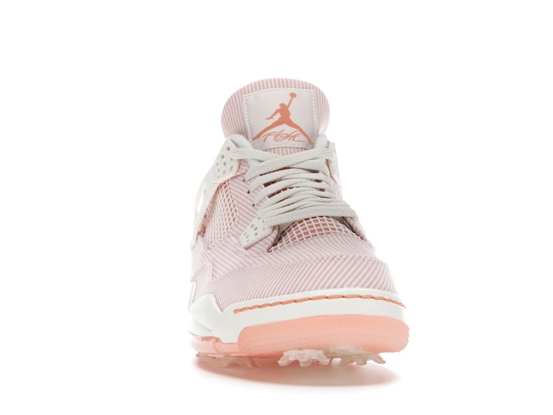 Air Jordan 4 Retro Golf Seersucker - Sail/Apricot Agate - CZ2439-101 - 09