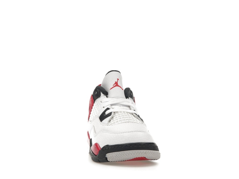 Air Jordan 4 Retro Red Cement (TD) - White/Fire Red/Black/Neutral Grey - BQ7670-161 - 09
