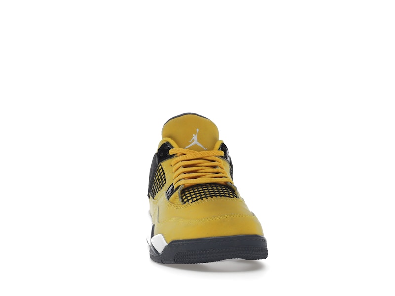 Air Jordan 4 Retro Lightning 2021 (PS) - Tour Yellow/White-Dark Blue Grey - BQ7669-700 - 09