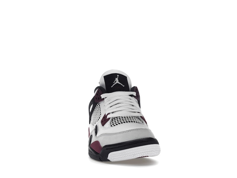 Air Jordan 4 Retro PSG Paris Saint-Germain (GS) - White/Bordeaux-Neutral Grey-Black - CZ6509-100 - 09