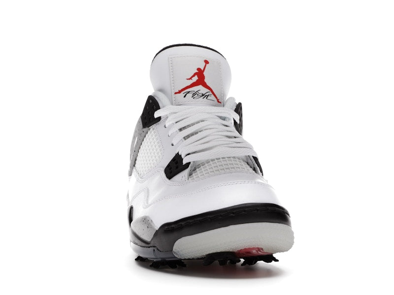 Air Jordan 4 Retro Golf White Cement - White/Tech Grey-Black-Fire Red - CU9981-100 - 09
