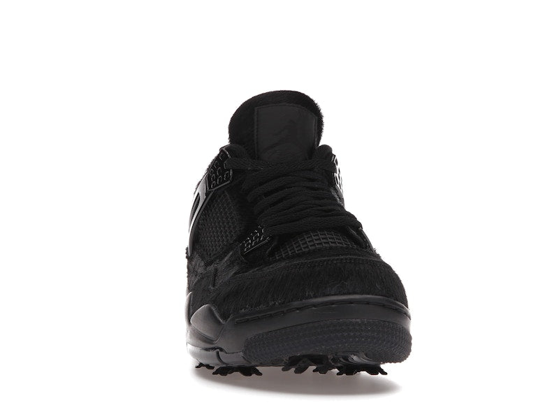 Air Jordan 4 Retro Golf Black Cat Pony Hair