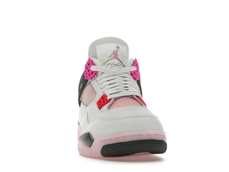 Air Jordan 4 Retro Comic - Off White/Anthracite/Neutral Grey/Fire Pink/Light Arctic Pink/Muslin - JA1135-100 - 09