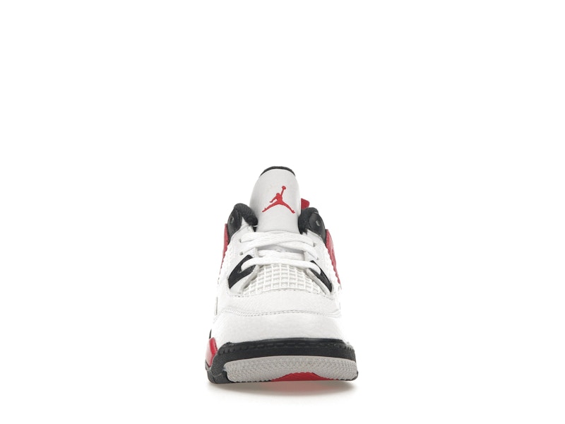 Air Jordan 4 Retro Red Cement (TD) - White/Fire Red/Black/Neutral Grey - BQ7670-161 - 10