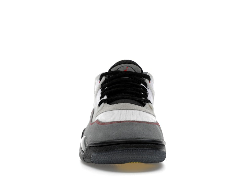 Air Jordan 4 Rm Premium White Black Smoke Grey Fire Red - White/Black/Smoke Grey/Fire Red - IB8052-100 - 10