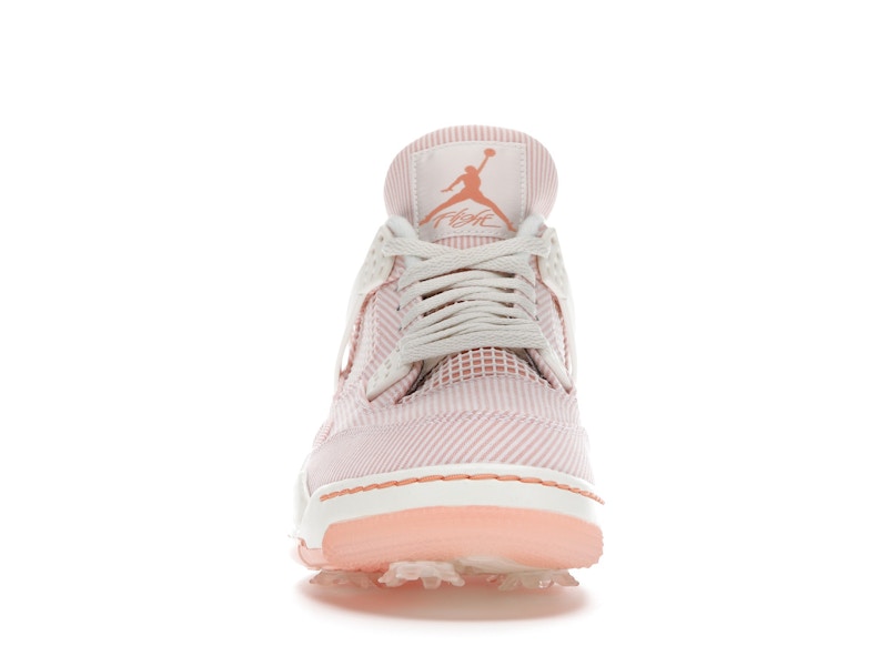 Air Jordan 4 Retro Golf Seersucker - Sail/Apricot Agate - CZ2439-101 - 10