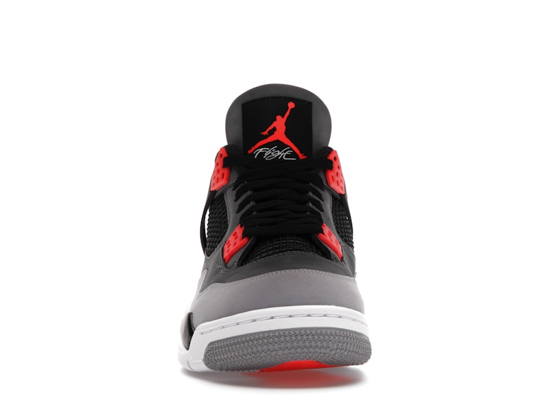 Air Jordan 4 Retro Infrared - Dark Grey/Infrared 23-Black-Cement Grey - DH6927-061 - 10