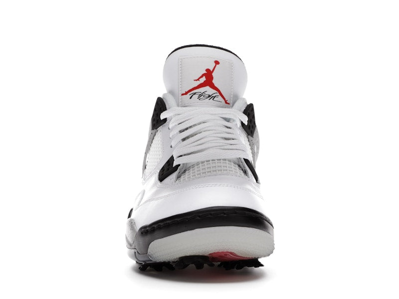 Air Jordan 4 Retro Golf White Cement - White/Tech Grey-Black-Fire Red - CU9981-100 - 10
