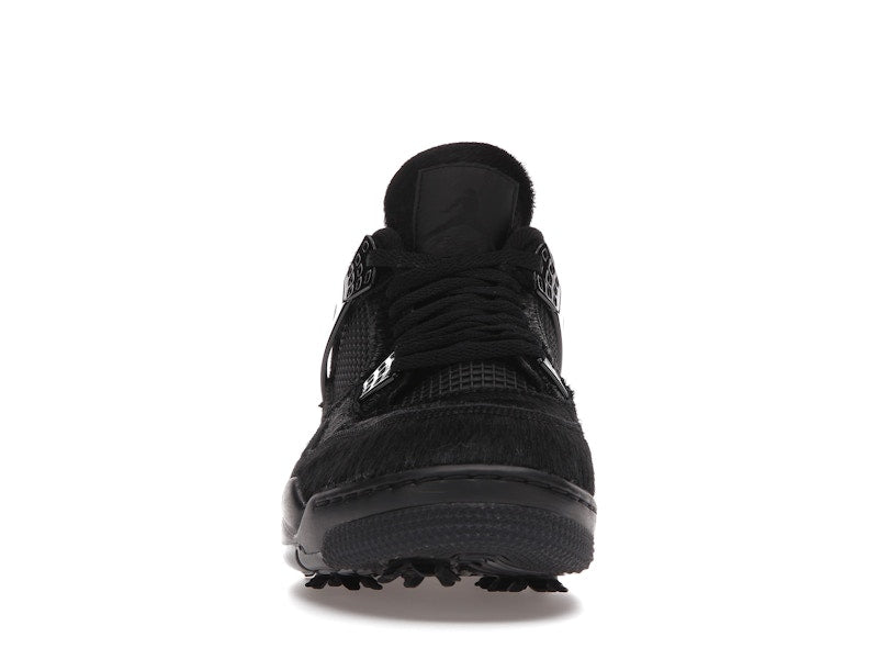 Air Jordan 4 Retro Golf Black Cat Pony Hair