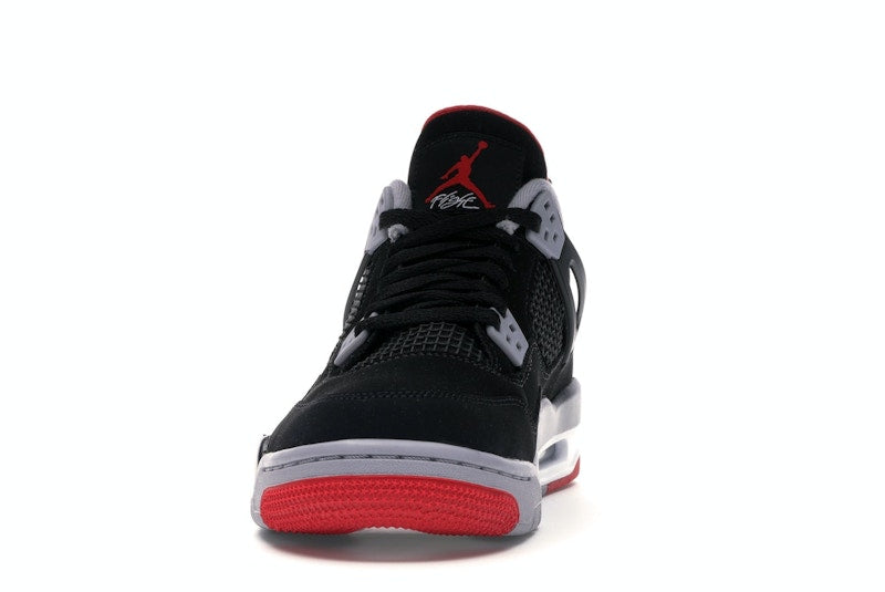Air Jordan 4 Retro Bred 2019 (GS) - Black/Fire Red-Cement Grey-Summit White - air-jordan-4-retro-bred-2019-gs - 11