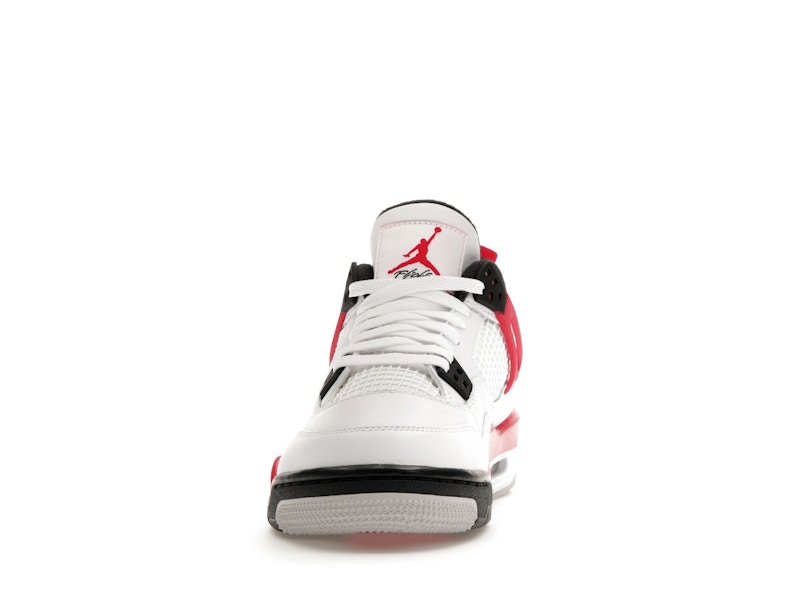 Air Jordan 4 Retro Red Cement (GS) - White/Fire Red/Black/Neutral Grey - air-jordan-4-retro-red-cement-gs - 11