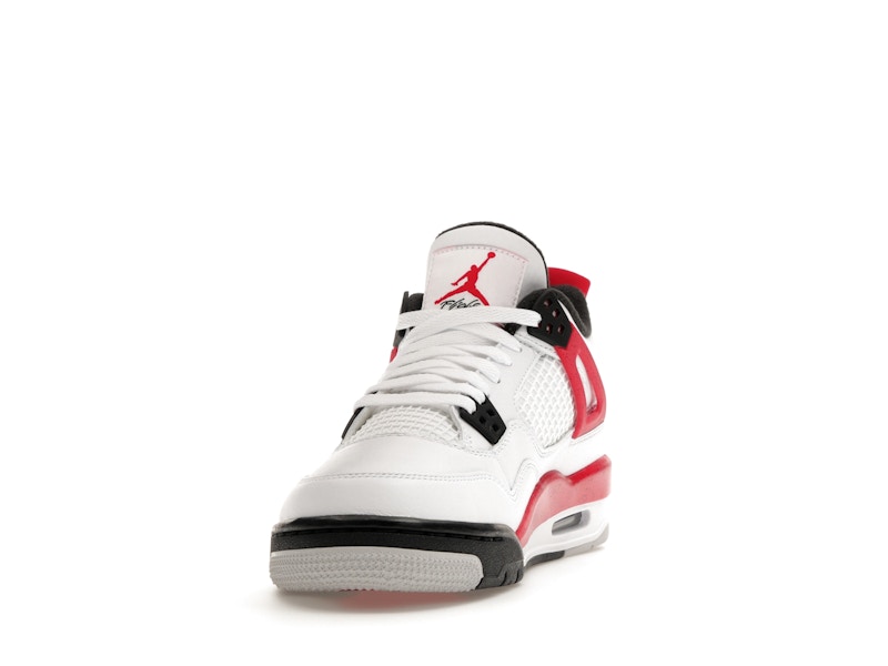 Air Jordan 4 Retro Red Cement (GS) - White/Fire Red/Black/Neutral Grey - air-jordan-4-retro-red-cement-gs - 12