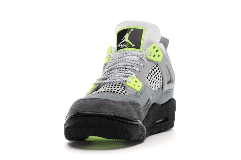 Air Jordan 4 Retro Se Neon (GS) - Cool Grey/Volt-Wolf Grey-Anthracite - CT5343-007 - 12