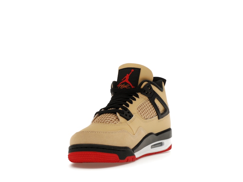 Air Jordan 4 Retro Pizza (GS) - Fire Red/Sesame/White/Starfish - IH2094-200 - 13