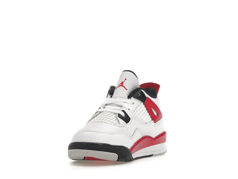 Air Jordan 4 Retro Red Cement (TD) - White/Fire Red/Black/Neutral Grey - BQ7670-161 - 13
