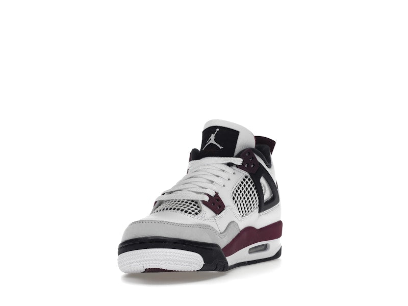 Air Jordan 4 Retro PSG Paris Saint-Germain (GS) - White/Bordeaux-Neutral Grey-Black - CZ6509-100 - 13