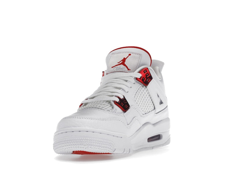 Air Jordan 4 Retro Metallic Red (GS) - White/University Red-Metallic Silver - air-jordan-4-retro-metallic-red-gs - 13