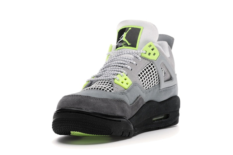 Air Jordan 4 Retro Se Neon (GS) - Cool Grey/Volt-Wolf Grey-Anthracite - CT5343-007 - 13